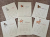 2025 Dog Lover's Calendar Refill